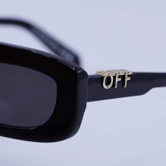 Off-White OERI13C RENTON 1007 Sunglasses Black Rectangle Frame - Picture 3 of 11